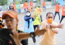 Senam Pagi Bareng Warga Pai, Ipong: Danny Pomanto Pemimpin Yang Membumi