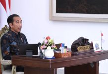 Presiden Beber Hoaks di balik Demo Omnibus Law