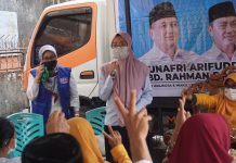 Kesederhanaan Melinda Aksa Pukau Warga Maccini Sombala