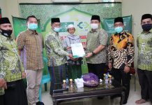 Minta Restu ke NU Makassar, AGH Baharuddin HS Doakan Appi-Rahman