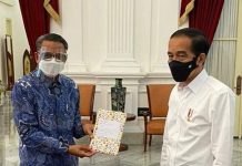 Gubernur NA Sampaikan Amanah Seorang Bocah kepada Presiden
