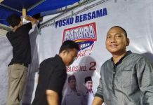 Militan Menangkan Appi-Rahman, Batara Bangkit Bangun Posko Hasil Swadaya
