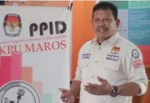 Komisioner KPU Maros Syaharuddin: Angka Pemilih ‘Hati Kita Keren’ Paling Banyak