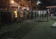 Camat Manggala Lepas Opstin Satgas Raika