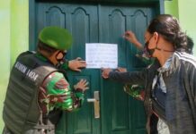 Dandim Tiadakan Shalat Idul Adha 1422 H di Mesjid Nurul Iman Pinrang