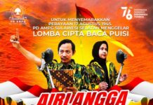 Populerkan Airlangga Hartarto, AMPG Sulsel Gelar Lomba Cipta Baca Puisi