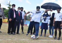 Bupati Maros Buka Sepak Bola Pra Porprov Sulsel, Gowa Menang Telak, Maros Imbang