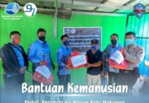 PDAM Makassar Salurkan Bantuan Kemanusiaan untuk Korban Kebakaran di Lepping