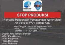 Sesuai Instruksi BPK, Pemasangan Meter Air Baku Direalisasikan