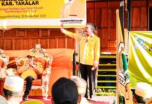 Taufan Pawe Semangati Kader Golkar Takalar, Airlangga Presidenku !