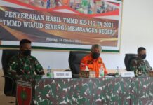 Masa Bakti TMMD Pinrang Berakhir, Bupati: TNI Sangat membantu Menangani Covid-19