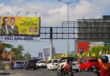Jelang Rakorda, Bendera dan Baliho AMPG Sulsel Hiasai Jalan AP Pettarani, Zulham Arif: Beginilah Kerja Anak Muda