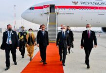 Presiden Jokowi Tiba di Italia