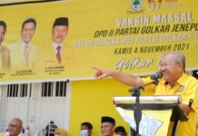 Setelah Vaksinasi, Golkar Jeneponto Lakukan Penandatanganan Pakta Integritas Pengurus Baru