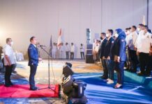 Usai Lantik Pengurus Karang Taruna Sulsel, Ketum PNKT Didik Mukrianto Puji Harmansyah Pemimpin Yang Cakap