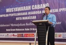 Sarjana Teknik Terpilih Jadi Ketua Perkumpulan Jasa Boga Makassar
