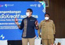 Bupati Maros Antusias Sambut Kedatangan Sandi Uno, Harap Pariwisata Segera Bangkit