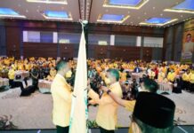 Supriansa dan Andi Rio Ramaikan Pelantikan Pengurus Golkar Sulsel