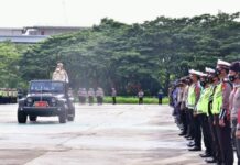 Pimpin Apel Gelar Pasukan Operasi Lilin, Andi Sudirman Beberkan Empat Aturan Nataru 2021 di Sulsel