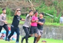 Final Liga Tiga Sulsel Berubah Jadi ‘Arena Tinju’, Wasit Utama Bonyok Dikeroyok Pemain