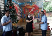 Meriahkan Perayaan Natal, Badan Kerohanian PDAM Makassar Berbagi Kasih ke Panti Asuhan dan Panti Jompo