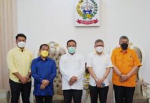 Merasa Nyaman Dengan Airlangga Hartarto, Plt Gubernur Sulsel Support Full HUT ke-62 MKGR