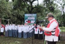 Peringati Hari Relawan PMI, Abdul Hayat Gani Pimpin Upacara