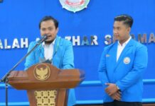 Pelantikan Presiden Mahasiswa dan Wakil Presiden Mahasiswa Universitas Al-Azhar tahun 2021-2022