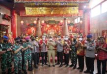 Rayakan Imlek, Walikota Makassar Ajak Forkopimda Kunjungi Klenteng, Pastikan Prokes Diterapkan