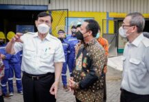 Luhut Pandjaitan Takjub Saksikan Lokasi Pengolahan Limbah B3 Milik Pemprov Sulsel