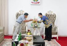 Plt Bupati PPU, Temui Plt Gubernur Sulsel Andi Sudirman Bahas Rencana Kerjasama Logistik IKN