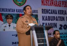 Buka Musrembang RKPD 2023, Bupati Maros: Susun Rencana Kerja Yang Benar-Benar Aspiratif