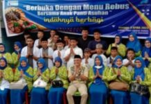 Pj Dirut PDAM Makassar Ajak Karyawan Berbuka Puasa Bareng Anak Panti Asuhan, Dengan Menu Rebus dari Persipam