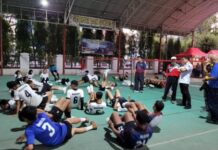 Bangun Kebersamaan dengan Atlit Takrow, Ketua KONI Makassar Bawa Takjil Bukber Bareng Atlet
