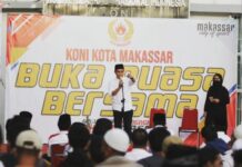 Sebelum Final, KONI Makassar Gelar Buka Puasa Bersama Pelari Lantang Bangngia Run Rice