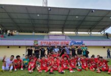 Beri Motivasi Tim Makassar U-15 di Banteng, Ketua KONI Makassar: Jangan Euforia Menang Awal