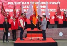 JK Serahkan Kepemimpinan ke AAS, Lebih 900 Pengurus IKA Unhas Dikukuhkan
