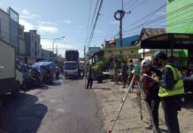 Dapat Arahan Gubernur Andi Sudirman, Pagi-Pagi PUTR Sulsel Turun Ukur Jalan Rusak di Antang