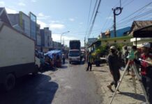 Setelah Diukur Pagi-Pagi, Pemprov Sulsel Timbun Ruas Antang Bersama Polisi dan Warga