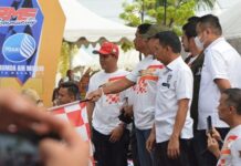 Kapolda Sulsel Bersama Ketua KONI Makassar Lepas Fun Benteng Kupa Rally Wisata Sulsel