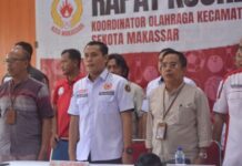 Petakan Potensi Olahraga di Kecamatan, Ketua KONI Makassar Kumpulkan Seluruh Korcam