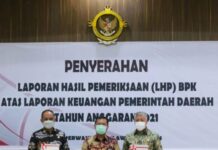 Capai Opini WTP LKPD 2021, Bupati Pinrang: Capaian Ini Harus Terus Dipertahankan