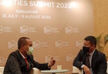 Jelaskan Potensi Sulsel, Gubernur Andi Sudirman Bertemu Khusus Menteri Muda Singapura Desmond Lee