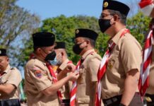 Gubernur Andi Sudirman Lepas 450 Kontingen Pramuka Sulsel untuk Jambore Nasional