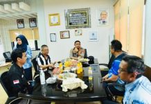 Kapolrestabes Lakukan Kunjungan Silaturahmi dengan Dirut PDAM Makassar
