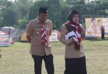 Hadiri Apel Besar Hari Pramuka ke 61, Ketua DPRD Maros Apresiasi Semangat Pengabdian Yang Digelorakan Suhartina Bohari