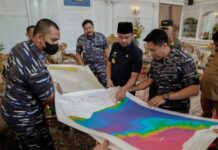 Dukung Pemetaan Hidro-oseanografi Pushidrosal TNI AL, Gubernur Optimis Data pada Peta Kelautan Jadi Bukti Aset Milik Pemerintah