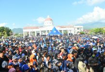 Puluhan Ribu Warga Jalan Sehat Restorasi Bersama RMS, Rudianto Lallo Optimis NasDem menang di Palopo