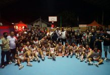 Indira Yusuf Ismail Kunjungi Atlet Makassar di Porprov XVII, Sempatkan Nonton Final Basket