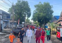 Rudianto Lallo Lepas 500 Peserta Gerak Jalan Sehat Muhammadiyah Mamajang